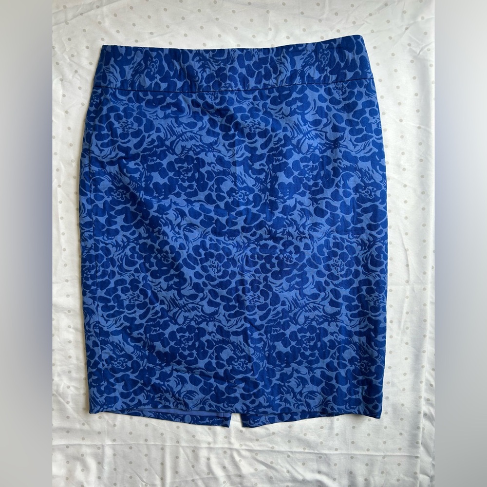 LOFT Royal Blue Cocktail Pencil Skirt